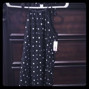 Old navy black crochet trim dress. Never worn